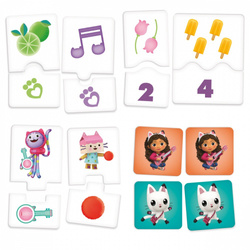 KOCI DOMEK GABI KOLEKCJA GIER EDUKACYJNYCH GRA PLANSZOWA GABBY LISCIANI