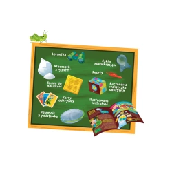 OKDRYWCY NATURY ZESTAW EDUKACYJNY Z LORNETKĄ NAUKOWA ZABAWA CLEMENTONI