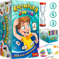 KALAMBURY JUNIOR GRA KARCIANA RODZINNA KLEPSYDRA KARTY TREFL 01913