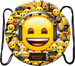 PLECAK NA SZNURKACH WOREK NA PLECY EMOJI YELLOW