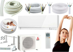 KLIMATYZACJA MITSUBISHI PREMIUM BIAŁA 3,5kW ZESTAW