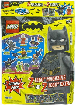 LEGO BATMAN NR1 GAZETKI 2 MAGAZYNY + 2 FIGURKI DO ZBUDOWANIA DODATKI KLOCKI