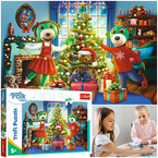 PUZZLE RODZINA TREFLIKÓW 100 EL. ZIMOWE TREFLIKI XMAS UKŁADANKA TREFL 16459