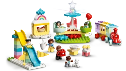 LEGO DUPLO PARK ROZRYWKI WESOŁE MIASTECZKO KARUZELA DUŻE KLOCKI 10956