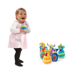 PLUSZOWE KOLOROWE KRĘGLE POTWORKI MELISSA AND DOUG