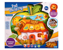 PAD MUZYCZNY DOTYKOWY JABŁUSZKO FARMA ZWIERZAKI