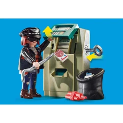 PLAYMOBIL POLICYJNY MOTOR POŚCIG ZA PRZESTĘPCĄ AKCESORIA CITY ACTION 32 EL.