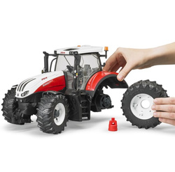 TRAKTOR BRUDER STEYR 6300 TERRUS CIĄGNIK POJAZD ROLNICZY ZDEJMOWANE KOŁA