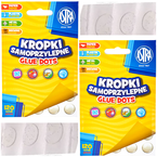 KLEJĄCE KROPKI MOCUJĄCE SAMOPRZYLEPNE BEZBARWNE 240 sztuk ASTRA - 2 op.