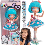 LALKA PRETTY PINK HELLO KITTY MANGA MODA JAPOŃSKA PRZEGUBOWA TURKUSOWA