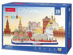 PUZZLE 3D MOSKWA 204 EL. CITYLINE - CUBIC FUN