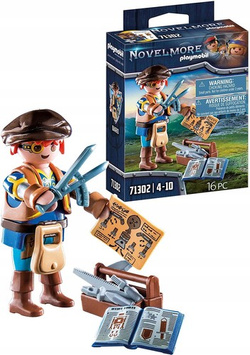 PLAYMOBIL NOVELMORE DARIO Z NARZĘDZIAMI FIGURKA MECHANIK WYNALAZCA