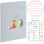 ZESZYT A4 DO NAUKI PISANIA TRZY LINIA KOLOROWA 32K BB KIDS PASTEL INTERDRUK