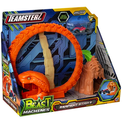 TEAMSTERZ TOR WYŚCIGOWY SAMOCHODOWY SERPENT STRIKE COBRA METALOWE AUTKO