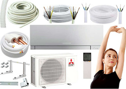 KLIMATYZACJA MITSUBISHI PREMIUM SREBRNA 3,5kW ZEST