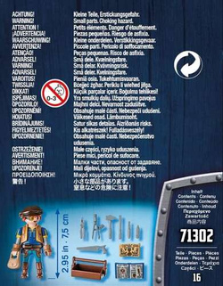 PLAYMOBIL NOVELMORE DARIO Z NARZĘDZIAMI FIGURKA MECHANIK WYNALAZCA