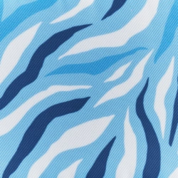 PIÓRNIK SZKOLNY SASZETKA USZTYWNIANA WODOODPORNY NIEBIESKA ZEBRA OXFORD