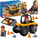LEGO CITY ŁADOWARKA KOŁOWA ŻÓŁTA POJAZD BUDOWLANY FIGURKI 81 EL. 60450