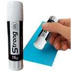 KLEJ W SZTYFCIE SZKOLNY BIUROWY TRANSPARENTNY MOCNY STRONG 15g