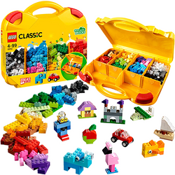 LEGO CLASSIC KREATYWNA WALIZKA PEŁNA KLOCÓW 213 ELEMENTÓW 10713