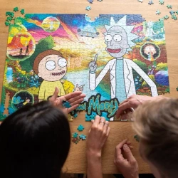 PUZZLE 1000 ELEMENTÓW PREMIUM PLUS RICK I MORTY UKŁADANKA 10838 TREFL