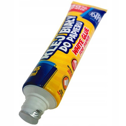KLEJ SZKOLNY BIAŁY W TUBIE 45 ml DO PAPIERU MOCNY ASTRA - 10 sztuk