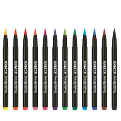 FLAMASTRY Z PĘDZELKIEM ARTYSTYCZNE COLOR EXPERIENCE 12 KOLORÓW ALPINO