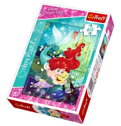 PUZZLE ARIELKA I PRZYJACIELE DISNEY 60 EL - TREFL