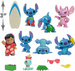 STITCH FIGURKI KOLEKCJONERSKIE ZESTAW FIGUREK 13 EL. LILO I STITCH DISNEY