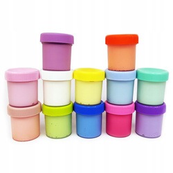 FARBY PLAKATOWE PASTELOWE ASTRA 12 INTENSYWNYCH KOLORÓW x 20ml SZKOLNE