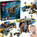 LEGO TECHNIC BADAWCZA ŁÓDŹ PODWODNA SUBMARINE OKRĘT GŁĘBINOWY KLOCKI 42201