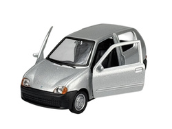 FIAT SEICENTO SREBRNY SAMOCHÓD METALOWY WELLY 1:34 KOLEKCJONERSKE AUTO 