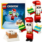 LEGO CREATOR ŚWIĘTY MIKOŁAJ I ŚWIĄTECZNY KOMIN KLOCKI 62 EL. 30692