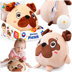 SKACZĄCY PIESEK INTERAKTYWNY PIŁKA ODTWARZA DŹWIĘKI NAGRYWA MÓWI PL DUMEL