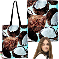 TORBA NA RAMIĘ NA ZAKUPY SZOPERKA ST.RIGHT SB-10 COCONUT KOKOS 42x35 cm