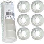 TAŚMA BIUROWA Q-CONNECT KLEJĄCA 24 MM x 20 METRÓW -  6 SZTUK