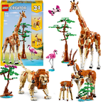 LEGO CREATOR 3W1 SAFARI DZIKIE ZWIERZĘTA RUCHOME FIGURKI LEW ŻYRAFA 31150