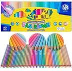 KREDKI OŁÓWKOWE PASTELOWE XXL 50 KOLORÓW GRUBY GRAFIT ARTYSTYCZNE ASTRA