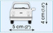 KLOCKI COBI SAMOCHÓD FIAT 126 PRIMA SERIE 24523