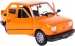 AUTO SAMOCHÓD FIAT 126P MALUCH METALOWY KOLEKCJONERSKI WELLY 1:21 POMARAŃCZ