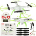 DRON SYMA ZDALNIE STEROWANY X5HW ZIELONY RC KAMERA ZASIĘG 50m OBRÓT 360 
