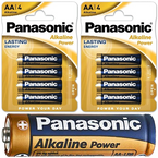 BATERIE PANASONIC ALKALINE POWER ALKAICZNE AA LR6 PALUSZKI - 8 szt. (2 op.)