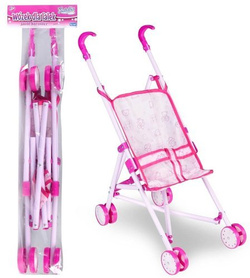 WÓZEK DLA LALEK SPACERÓWKA Z PASAMI NATALIA ARTYK