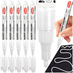 MARKER KREDOWY ŚCIERALNY DO TABLIC SZKŁA BIAŁY 1,5mm T-293 TOMA - 5 szt.