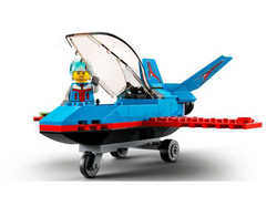 LEGO CITY SAMOLOT KASKADERSKI ODRZUTOWIEC KLOCKI 60323 FIGURKA PILOTA