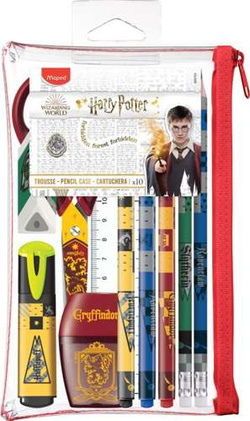 ZESTAW GUMKA TEMPERÓWKA NOŻYCZKI HARRY POTTER 12EL