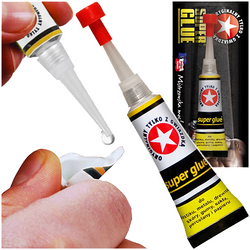 KLEJ SUPER GLUE 2g EKSPRESOWY BŁYSKAWICZNY MOCNY ORYGINALNY Z GWIAZDKĄ