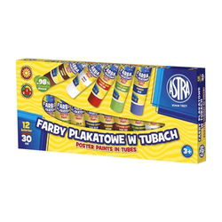 WYPRAWKA SZKOLNA FARBY PLASTELINA PALETKA NA PLASTYKĘ ASTRA