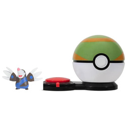 POKEMON GRA SURPRISE ATTACK FIGURKA DRILBUR NEST BALL 6 DYSKÓW BITEWNYCH