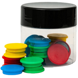 MAGNESY NA TABLICE LODÓWKĘ OKRĄGŁE 20mm 20szt. MIX KOLORÓW STANDARD TRES